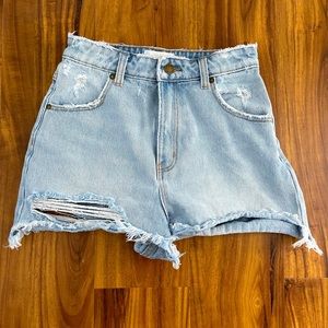 Rolla’s High Waist Jean Shorts Size 24
